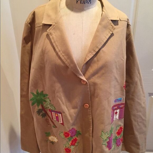 Hearts of Palm Jacket Lightweight Size 18 - Picture 2 of 8